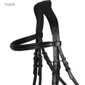 Cabestro de caballo de cuero genuino, diseño personalizado, brida de Carreras de Caballos ecuestres, hebilla de metal personalizada - Product Image 5