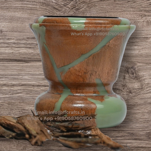 Quemador Bakhoor de epoxi de madera personalizado con diseño Medhkan Mubkhara Dukhoon y soporte Oud perfecto para la decoración árabe Ramadan Eid - Product Image 2