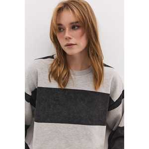 Sudadera Corta a Rayas - Product Image 2