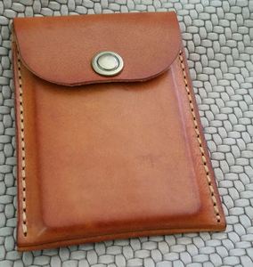 กระเป๋าสตางค์ใส่บัตรหนังใบสั้นมีซิปปิดบุ PVC สำหรับบัตรเครดิต - Product Image 4