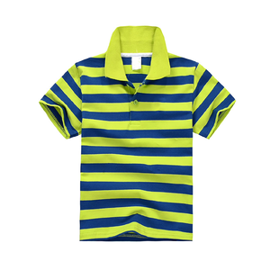 Offre Spéciale col rabattu enfants polos été Slim Fit unisexe enfants polos conception personnalisée rayé à la mode polos - Product Image 5