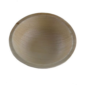 Cuencos ovalados desechables de hoja de palma natural para servir ensaladas, frutas y alimentos para bodas y ocasiones - Product Image 1