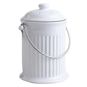 Cubos de basura de Metal de hierro de 5L y 10L de capacidad para el hogar, Hotel, restaurante, contenedores de almacenamiento redondeados para residuos de baño y cocina - Product Image 5