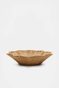 Bol en rotin de forme ronde pour le stockage de fruits de pain d'affichage décoratif et accessoires de Table de salle à manger écologiques - Product Image 4