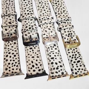 Correa de reloj de grano superior de piel de vaca auténtica con pelo, accesorios de vaquera, moda occidental, fabricante personalizado, correa de reloj al por mayor - Product Image 2