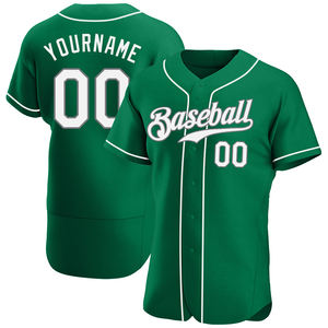 Chemises de softball et maillots de baseball Tissu uniforme de sport de baseball de la plus haute qualité qui respire 100% polyester - Product Image 6