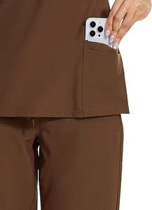 Ensembles d'uniformes d'infirmières pour femmes Ensemble de gommages Uniformes d'infirmière pour hôpital Médecin Top Pantalon avec plusieurs poches - Product Image 4