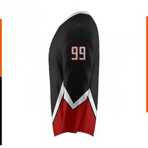 Jersey de hockey sobre hielo Youth Capitals personalizado al por mayor diseño de poliéster de alta calidad hecho en Pakistán servicio OEM disponible - Product Image 4