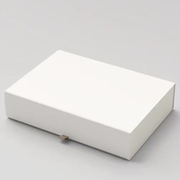 Boîte Cadeau Magnétique Pliante Luxe Rigide Grande Petite Personnalisée avec Logo, en Papier Noir Mat et Fermeture Magnétique