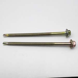 M3.5 # Tornillo Autoperforante Métrico C1022 con Cabeza Hexagonal y Arandela, Fabricado en Vietnam, DIN 7504 K, Acero al Carbono, Zincado Amarillo, THV - Product Image 5