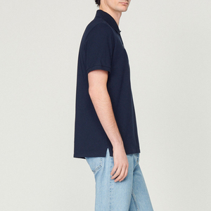 Polos brodés à manches courtes pour hommes Polo brodé à motif solide de haute qualité fabriqué en usine - Product Image 4
