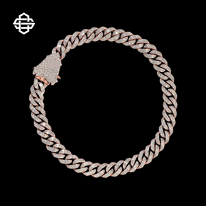 Personnalisé Hiphop Moissanite Cubain Lien Chaîne Collier pour Hommes et Femmes Glacé Bling Full Diamond Choker Rappeur Bijoux - Product Image 3