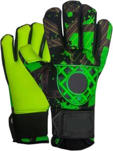 Gants professionnels de gardien de but coupe hybride avec logo personnalisé en latex de 4mm parfaits pour le football fabriqués au Pakistan - Product Image 6