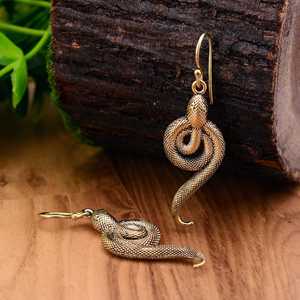 เครื่องประดับ2024สไตล์โบฮีเมียนสุดเก๋ต่างหูห่วงสแตนเลสสำหรับผู้หญิงทันสมัยเครื่องประดับเพชรสไตล์คลาสสิกของขวัญแต่งงานหลักทองเหลือง - Product Image 5