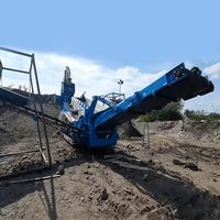 Cribleur mobile à rail linéaire robuste Zhongyu Dingli avec barre de criblage pour la séparation de la terre et des pierres, destiné aux déchets de construction et à l'exploitation minière