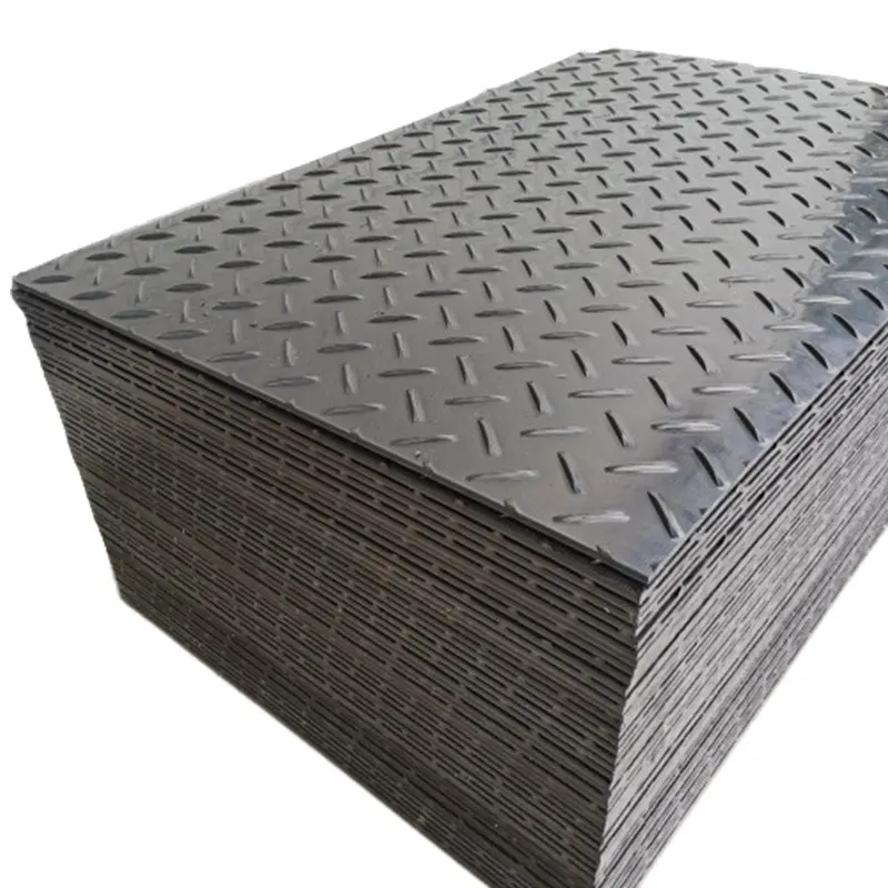 Estera de suelo de plástico compuesto para construcción, esteras de protección de HDPE de 4x8 pies, resistencia UV, precio
