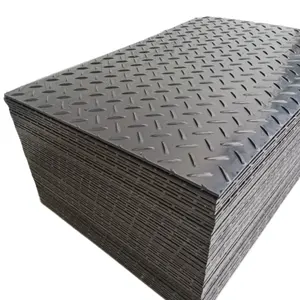 Tapis de sol de protection en HDPE, résistant aux UV, 4x8 pieds, construction en plastique composite, tapis de couverture de sol, prix