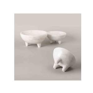 Tazón pequeño blanco hecho a mano venta directa de fábrica OEM - Product Image 1