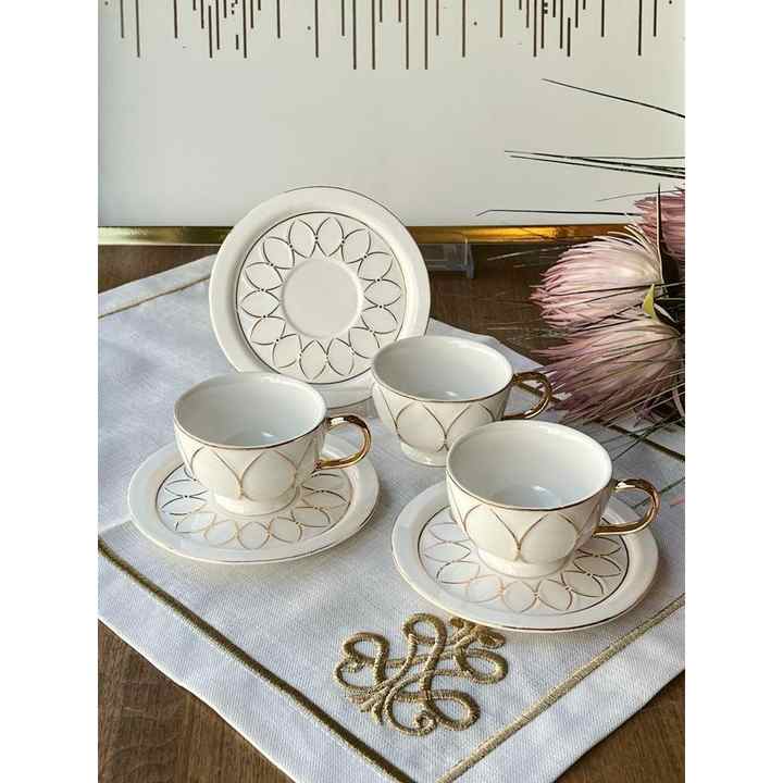 Turkish Coffee Cup Drop 12 Pieces for 6 People