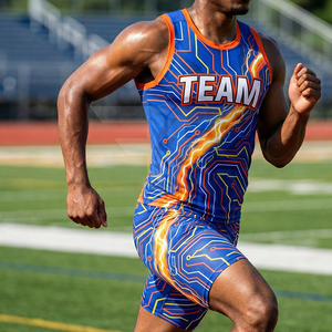 Uniforme de Atletismo Personalizable, Ligero, Transpirable y Antibacteriano, de Tela Suave, para Equipos - Product Image 4