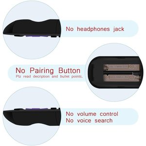 Mới thay thế điều khiển từ xa cho Roku 1 Roku 2(HD XD XS) Roku 3 Roku LT HD XD XDS Roku N1 Roku Express Roku Express + với Netflix - Product Image 5