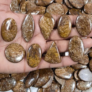 Bronzita Natural Marrón, Cabujón Ovalado de 16x12mm, 9.50 Quilates, Gema Suelta de Alta Calidad para Joyería - Product Image 2