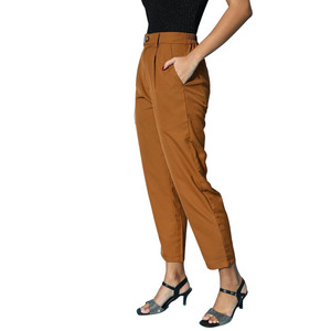 Pantalón Urbano de Corte Recto para Mujer, Diseñado para un Movimiento Suave con una Forma Refinada y una Apariencia Moderna y Sencilla - Product Image 1