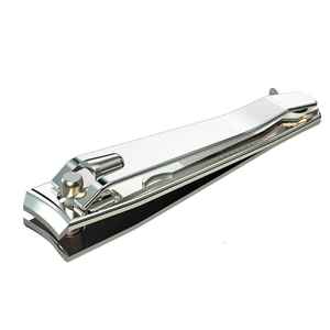 Coupe-ongles en acier argenté de grande taille pour la beauté des ongles, 2 ans de garantie - Product Image 1