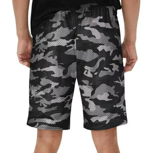 Pantalones cortos de malla para hombre con logotipo personalizado OEM, ropa informal de verano más vendida, cierre de cintura elástica, tejido no tejido, diseño de Color sólido - Product Image 4