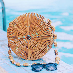 Bolsos de mano de bambú retro a precio barato bolso de señora para fiesta para vendedores mayoristas de fabricante de Vietnam - Product Image 6