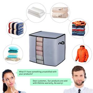 Chất Lượng Cao Lưu Trữ Hộp Quần Áo Hộ Gia Đình Vải Chống Bụi Trong Suốt Có Thể Hình Tổ Chức Quần Áo Lưu Trữ Hộp Chăn Lưu Trữ Túi - Product Image 6