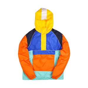 Personalizado High Street Hip Hop Colorblock cortavientos ligero para hombre Anorak primavera moda a prueba de viento chaqueta de abrigo - Product Image 1