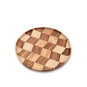 Assiette de Présentation en Bois de Luxe la Plus Vendue, Finition Polie, Écologique, Forme Ronde pour la Maison, les Hôtels, les Restaurants, les Fêtes et les Cafés - Product Image 2