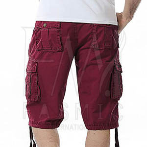 กางเกงขาสั้นคาร์โก้แบบสั้นสำหรับกลางแจ้งแบบลำลองมีกระดุมปิดเอวสไตล์กำหนดเองกันน้ำ - Product Image 4