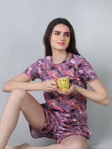 Gran oferta, conjunto de punto de algodón 100% para mujer, pantalones con cordón superior con tejido no tejido suave, colección de verano 2025 - Product Image 2