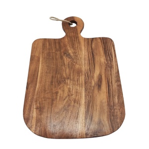Planche à découper en bois d'acacia artisanale bloc de coupe de couleur naturelle et bloc à découper pour ustensile de cuisine en vrac - Product Image 6