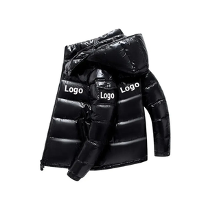 Veste matelassée fabriquée en usine en gros, veste matelassée tendance pour hommes, fermeture éclair intégrale, logo personnalisé, veste matelassée streetwear - Product Image 3