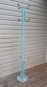 Sleek black tree-style <b>coat</b> <b>rack</b>, modern forest design, available at wholesale prices. - Product Image 2