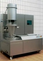 Séchoir à lit fluidisé automatique en acier inoxydable personnalisé pour la production de comprimés, avec pompe à engrenages motorisée, capacité 60-250 kg, 3 phases, vente en gros directe usine