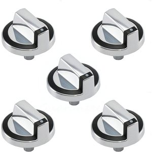 ปุ่มควบคุมเตาอบแบบหมุนของ Whirlpool สำหรับเครื่องใช้ไฟฟ้าทั่วไป (แพ็ค 5 ชิ้น) - ใช้ได้กับรุ่น W10284885 สำหรับครัวเรือนที่ใช้แก๊ส WPW10284885 - Product Image 1