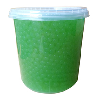 Miellat Fruit Pop Bubble Tea Topping Boules de tapioca Modèle certifié Halal Bouteille Sac Emballage Saveur Sirop Jus Additifs
