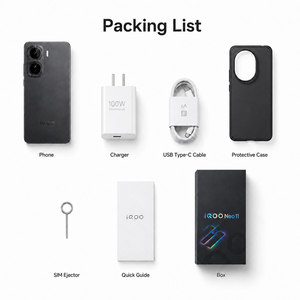 Nuovo IQOO Neo 11 Versione Cinese, Smartphone da Gaming 5G, Chip Snapdragon 8 Elite <span class=keywords><strong>Q2</strong></span>, Display LTPO 2K 144Hz, 7500mAh, 100W, IP69, NFC - Product Image 6