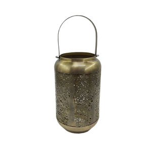 Bougie votive en métal de taille moyenne de table de maison et de mariage dans la couleur d'or pour la décoration adaptée aux besoins du client - Product Image 6