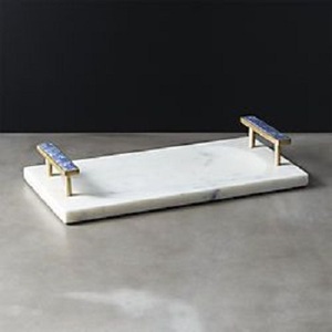 Plateau de service de cuisine sur mesure de taille moyenne motif végétal en plastique rond biodégradable pour plateau fini décoratif de table - Product Image 4