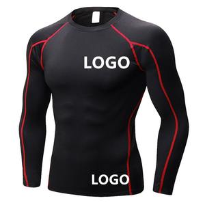 Protège-éruption de compression à manches longues pour hommes, vêtements de sport confortables et personnalisés, pour MMA BJJ Surf Grappling Fitness Use - Product Image 3