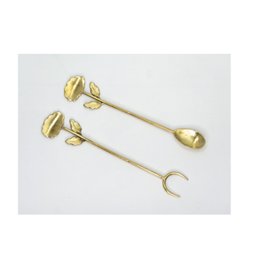 Utensilios de cocina de latón de diseño clásico, cucharas para servir alimentos, cubiertos, juego de cubiertos, herramientas de cocina a un costo razonable - Product Image 2