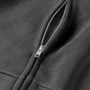 Sudadera Unisex de Alta Calidad, Transpirable, de Felpa Francesa de 400 g/m², con Bordado, Cierre de Cremallera, Lavado a la Piedra, Hombros Caídos, Talla Grande, Estilo Vintage - Product Image 4