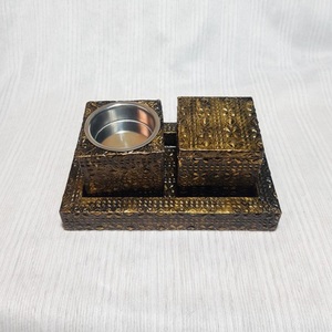 Maravilloso Juego de Quemadores de Incienso Bakhoor, Tamaño Personalizado, Incrustaciones de Madera y Metal, Difusor de Aromaterapia, Quemador de Carbón de la Mejor Calidad - Product Image 5