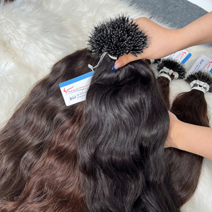 Extensiones de Cabello Natural Ondulado con Punta Nano, Hechas con Cabello Humano Vietnamita 100%, Tacto Suave y de Alta Calidad - Product Image 1
