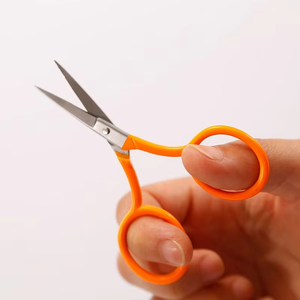 Ciseaux de broderie jaune orange Ciseaux d'artisanat à lame tranchante en acier inoxydable de haute qualité Ciseaux de couture de couleur personnalisée - Product Image 2